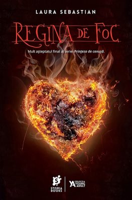 Coperta cărții „Regina de foc” de Laura Sebastian