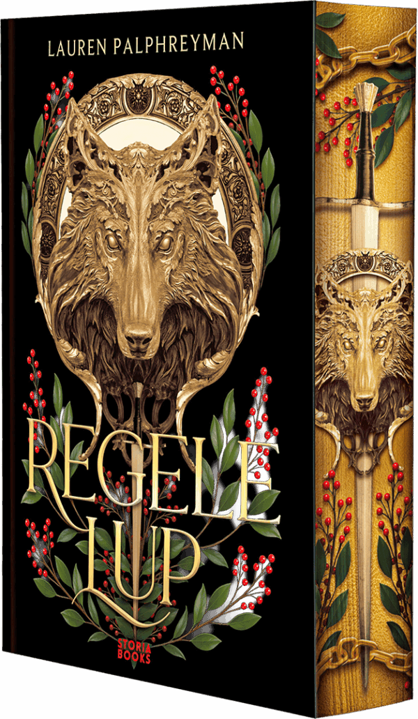 Coperta cărții „Regele Lup”, de Lauren Palphreyman, ediție specială