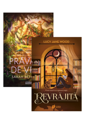 Pachet „Cozy fantasy”: Prăvălia de vrăji de Sarah Beth Durst, Revrăjită de Lucy Jane Wood